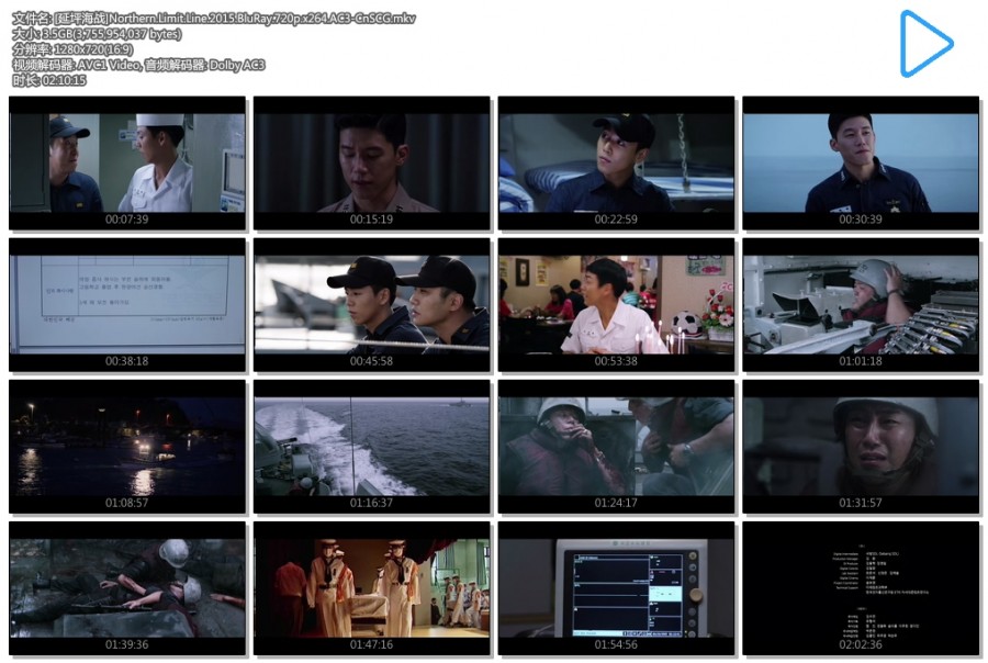 [延坪海战]Northern.Limit.Line.2015.BluRay.720p.x264.AC3-CnSCG[韩语中字]插图1